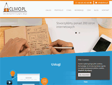 Tablet Screenshot of clivio.pl