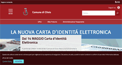 Desktop Screenshot of comune.clivio.va.it